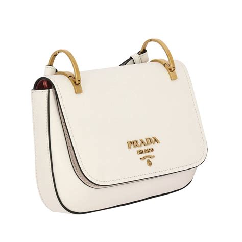 borsa prada bianca prezzo|borse tracolla prada.